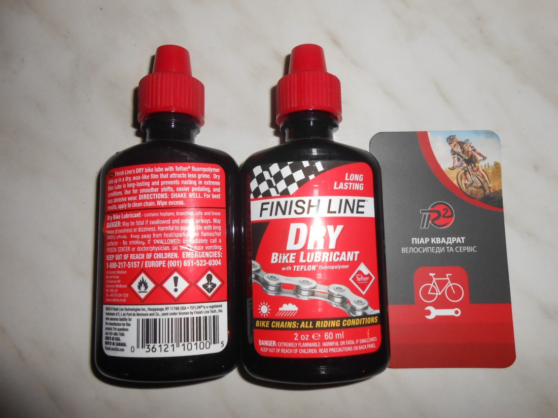Змазка Finish Line Teflon DRY 60 мл - 250 грн