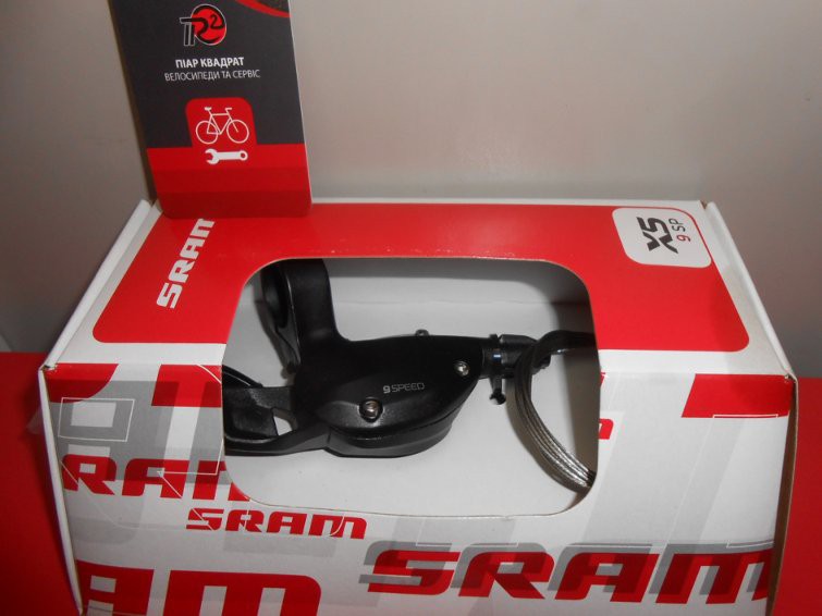 Права манетка Sram X5 на 9 шв - 1050 грн