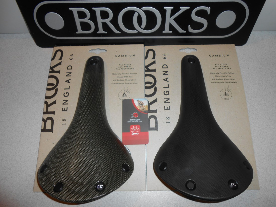 Сідло Brooks Cambium C17 All Weather mud green, black - 5980 грн