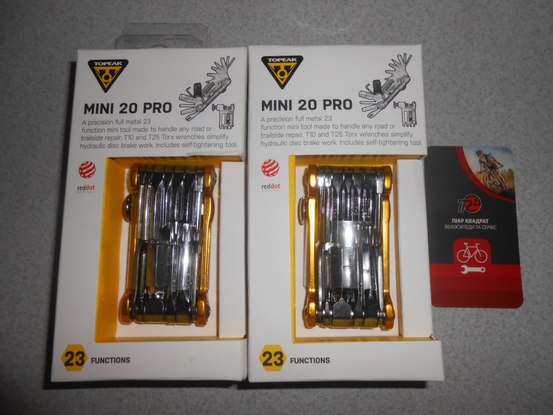 Мультитул Topeak Mini 20 Pro Gold - 1600 грн