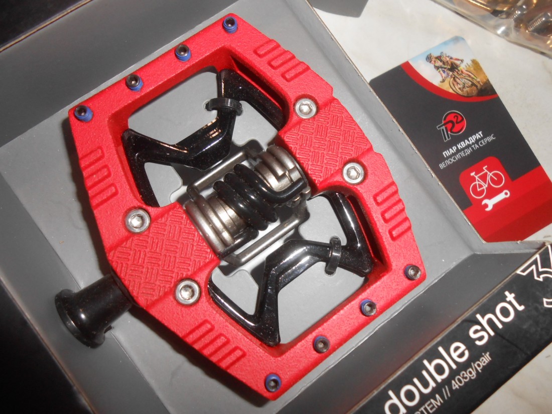 Педалі Crankbrothers Double Shot 3 + шипи - 3700 грн