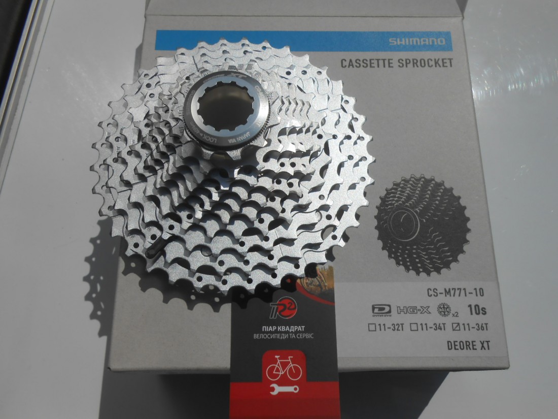 Касета Shimano Deore XT CS-M771, 10 (11-36) - 3950 грн