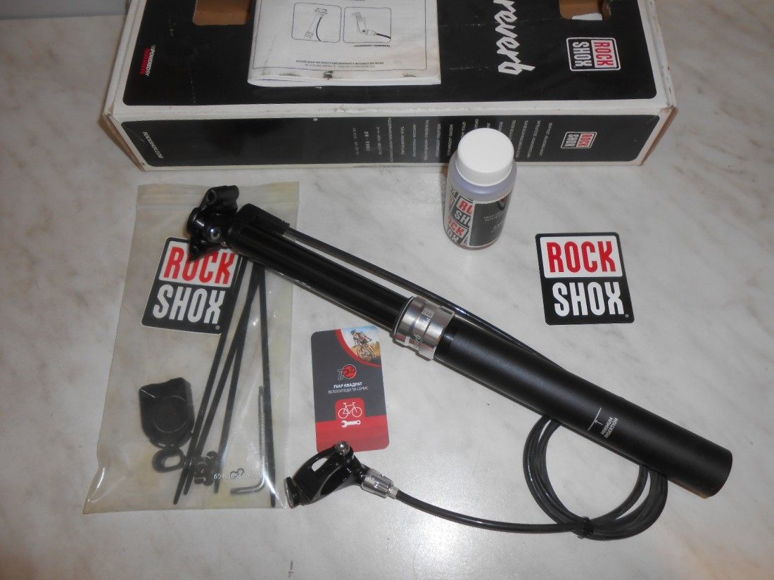 Дропер Rock Shox Reverb 31,6 мм, 380 мм, хід 130 мм - 8900 грн