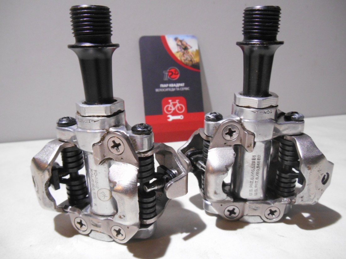 Користовані контактні Shimano PD-M540, SPD срібні - 1650 грн