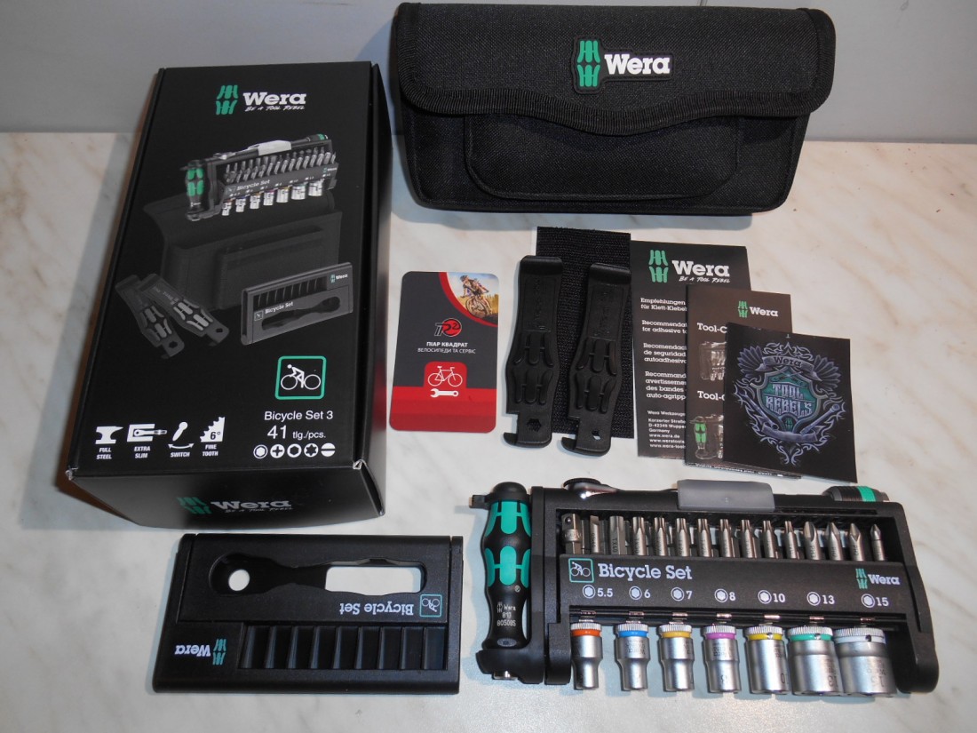 Набір інструментів Wera Bicycle Set 3 + бортувалки - 4600 грн