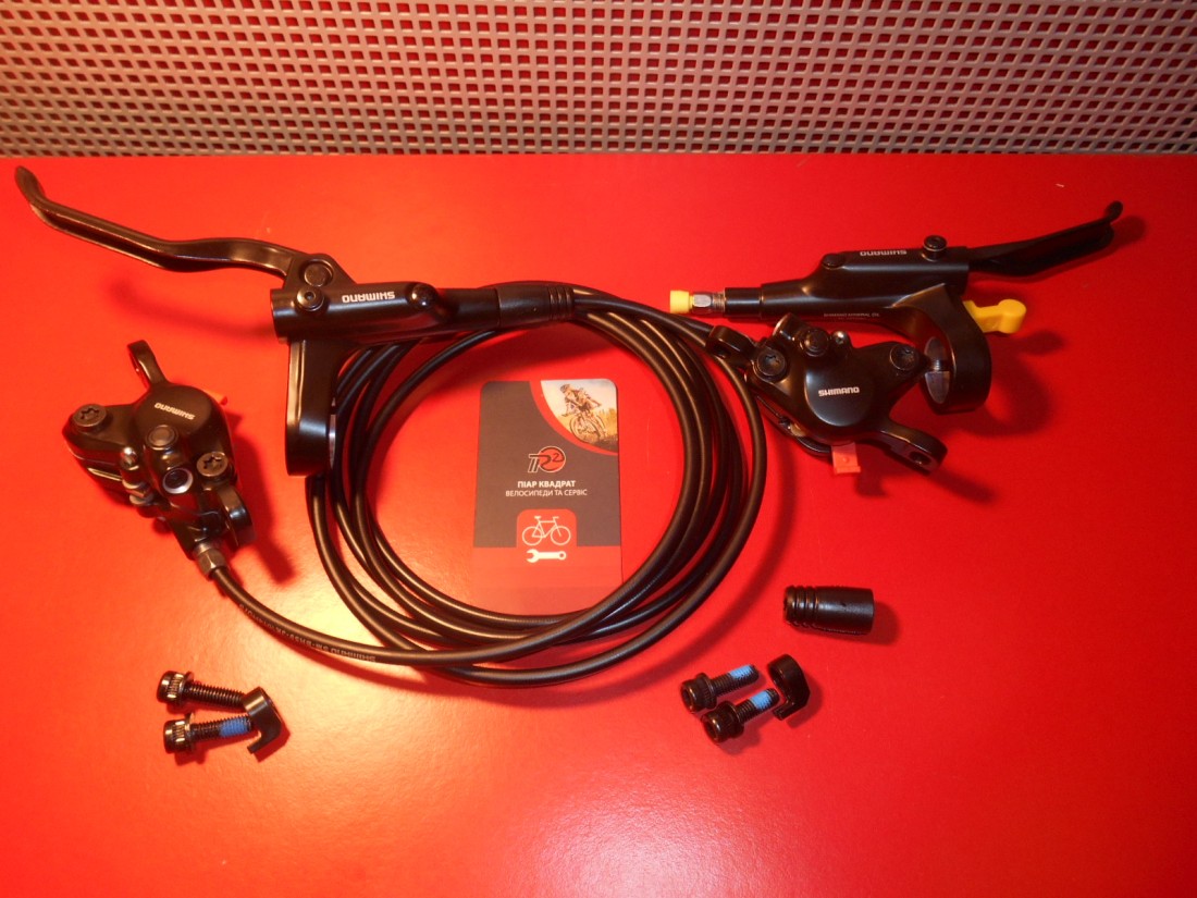 Комплект гальм Shimano MT200 передні + задні - 2100 грн