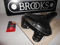 Сідло Brooks Flyer Black чорне - 7360 грн