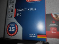 Велозамок ABUS 540 Granit X-Plus + USH кріплення - 5278 грн
