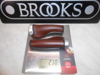 Комфортні шкіряні Brooks Ergon GP1 коричневі 130-130 мм - 4300 грн
