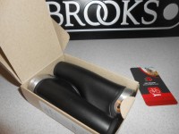 Комфортні шкіряні Brooks Ergon GP1 чорні 130 -130 мм - 4180 грн