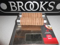 Шкіряні гріпси Brooks Plump Grips brown - 3220 грн