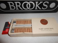 Шкіряні гріпси Brooks Plump Grips brown - 3220 грн