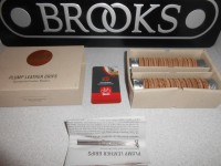 Шкіряні гріпси Brooks Plump Grips brown - 3220 грн