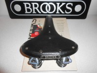 Сідло Brooks B67 Black - чорне з пружинами - 7360 грн