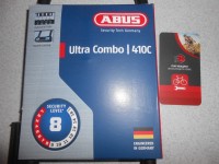Велозамок ABUS 410 ULTRA Combo 230 мм чорний - 2638 грн