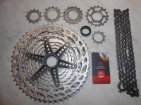 Касета + ланцюг Shimano Deore CS-M6100 для 12 шв - 2000 грн
