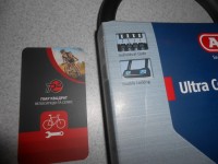 Велозамок ABUS 410 ULTRA Combo 230 мм чорний - 2638 грн