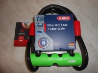 Велозамок ABUS 410 ULTRA MINI 140 мм + COBRA 10-1200 трос - 2418 грн