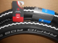 Покришка Schwalbe Rapid Rob 26x2.25 (57-559) білі смуги - 750 грн