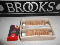 Шкіряні гріпси Brooks Plump Grips brown - 3220 грн