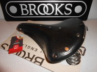 Сідло Brooks B67 Black - чорне з пружинами - 7360 грн