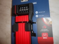 Замок ABUS Bordo 5700 UGrip Combo SH Red - 3598 грн
