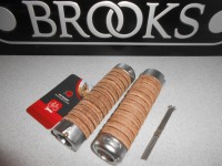 Шкіряні гріпси Brooks Plump Grips brown - 3220 грн