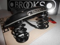 Сідло Brooks Flyer Black чорне - 7360 грн
