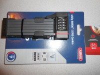 Велозамок ABUS BORDO 5700 UGRIP COMBO BLACK SH, чорний - 3598 грн