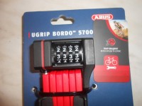 Замок ABUS Bordo 5700 UGrip Combo SH Red - 3598 грн