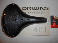 Сідло Brooks B67 Black - чорне з пружинами - 7360 грн