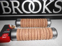 Шкіряні гріпси Brooks Plump Grips brown - 3220 грн
