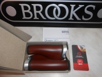 Комфортні шкіряні Brooks Ergon GP1 коричневі 130-130 мм - 4300 грн