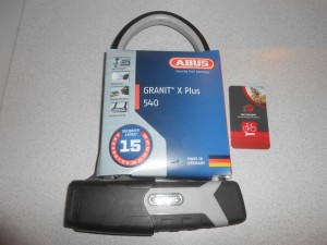 Велозамок ABUS 540 Granit X-Plus + USH кріплення - 5278 грн