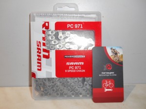 Ланцюг SRAM PC 971 для 9 швидкостей + замок - 990 грн
