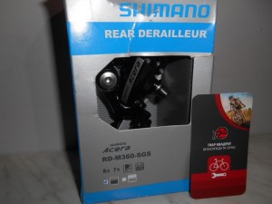 Перемикач Shimano Acera RD-M360 7-8 шв - 890 грн