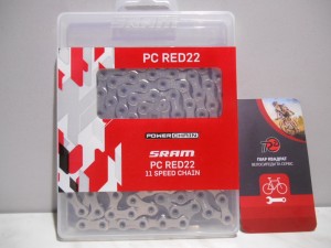 Ланцюг SRAM RED 22 на 11 шв з замком - 2200 грн