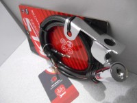 Велозамок KLS Beat 8x1000 мм, колір Black - 245 грн